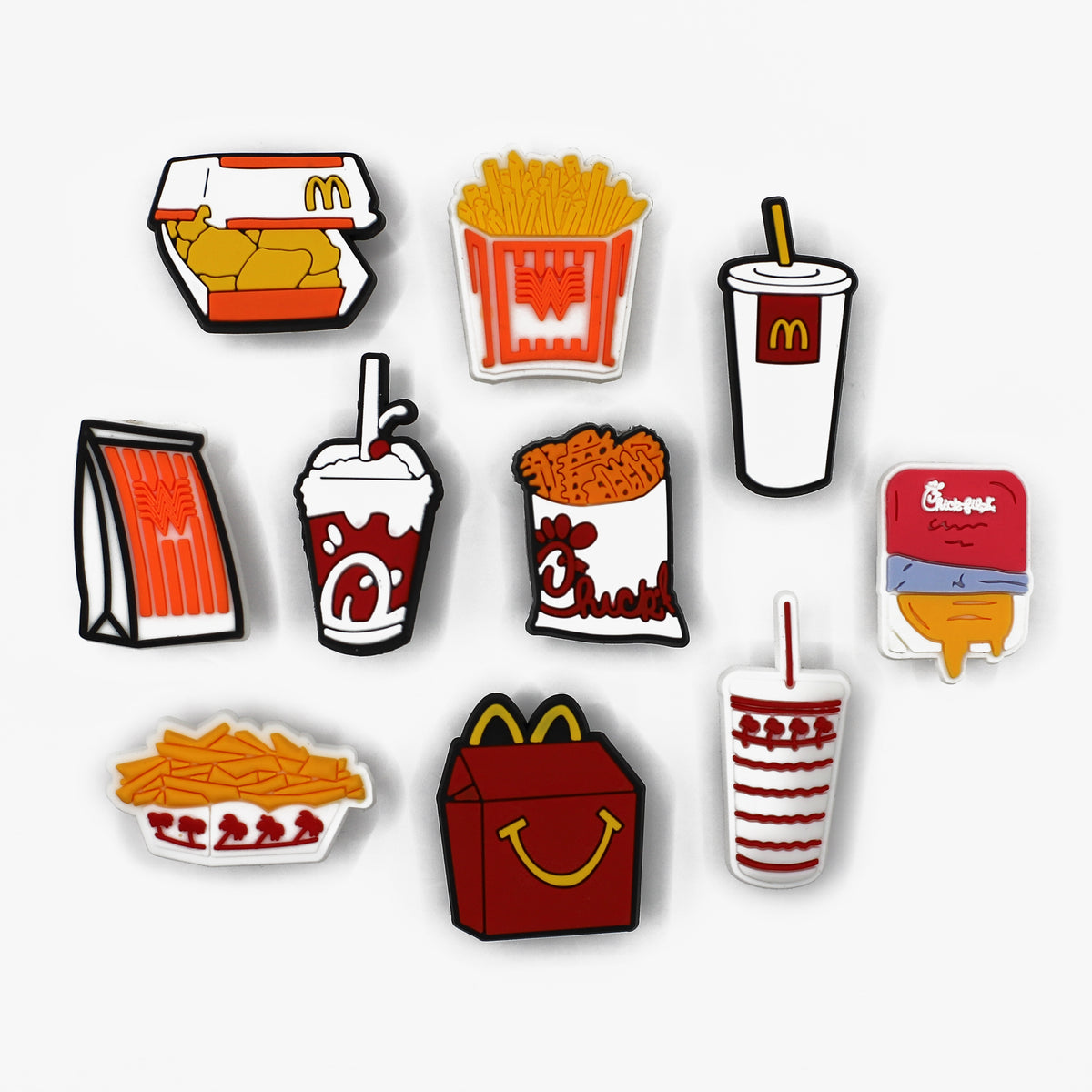 Fast Food Chains Charms 10-Pack