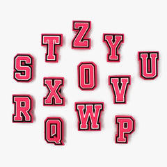Pink Letters Charms 26-Pack